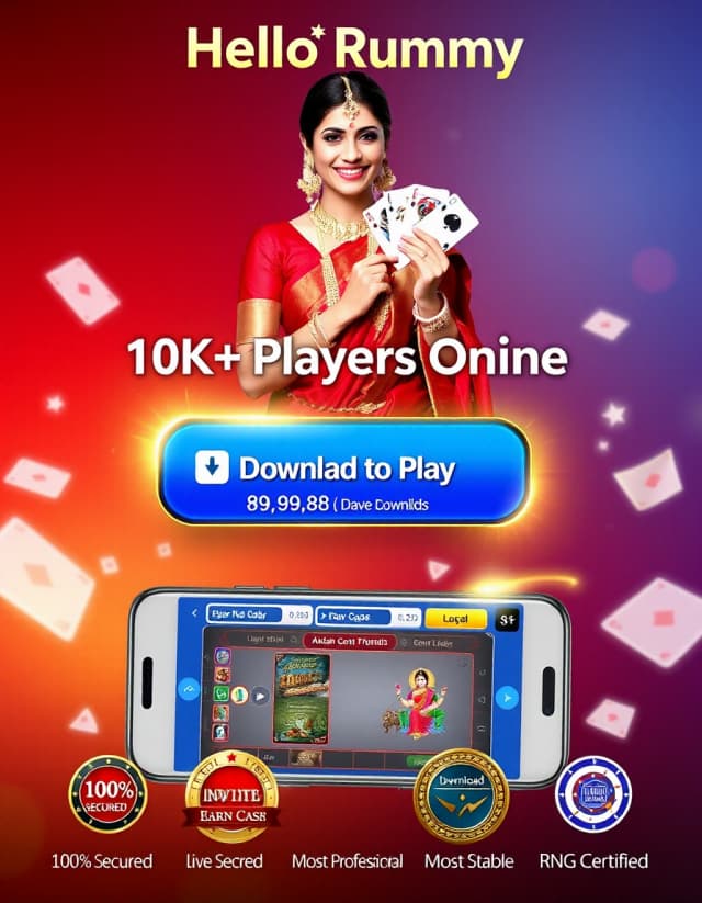 Hello Rummy Banner